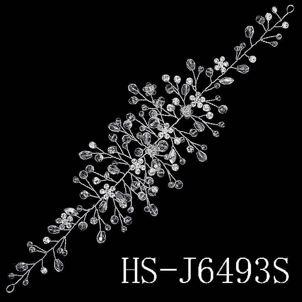 Handgefertigter Braut-Haarkamm mit Perlen, Strass und Blumen mit Blättern