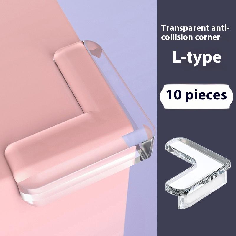4/10Pcs Clear Anti-Collision Coffee Table Furniture Corner Protectors Soft Corner Sheathing Living Room Decor