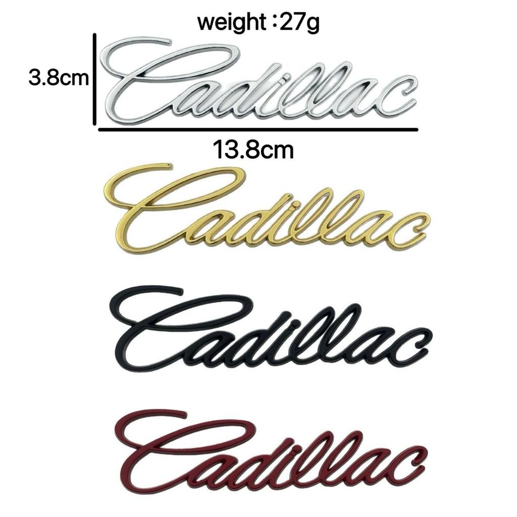 Cadillac Car Sticker Metal Rear Logo Emblem