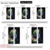 2pcs 2D flat printing Party Window Curtains Waterfall cave nature picture art 100% Polyester Without Electricity Spring Party &