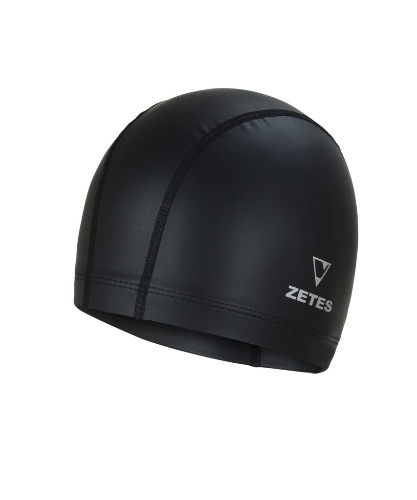 Jeteseu Flex Shield Icon Black Urethane Coated Swim Cap