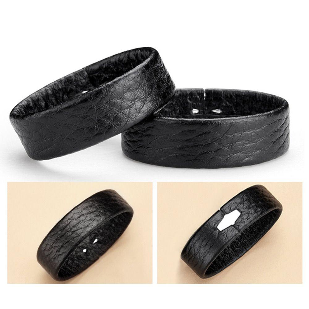 Durable Cow Genuine Leather Men's Belt Ring DIY Delicate Waist Belt Circle Belt Tail Fixed Ring Belt Accessories