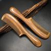 Men's Green Sandalwood Round Handle Comb
