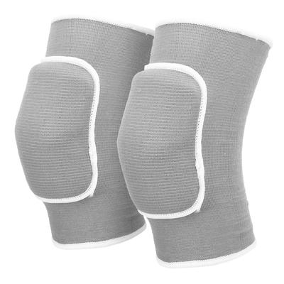 2pcs Protective Knee Pads Thicken Sponge Brace Knee Guards for Dance Yoga Gymnastics Sports Gris