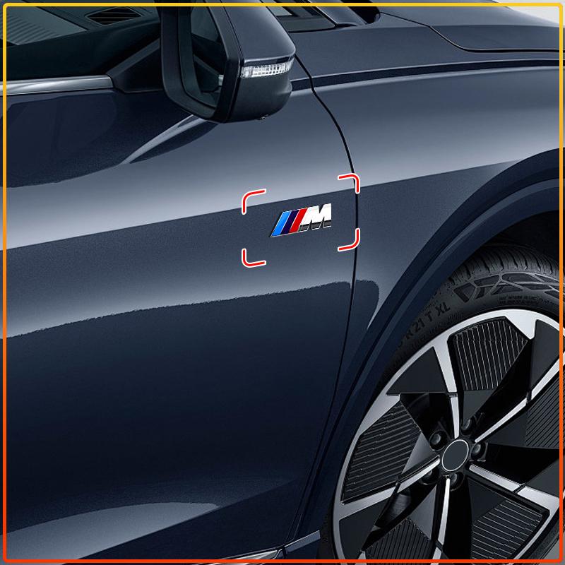 Car Body Side Badge Body Logo Rear Trunk Decor Sticker Car Modification Accessories For BMW E36 E46 E90 E60 E39 F30 F10 F20 X5 E70 E53 G30 E91 E92