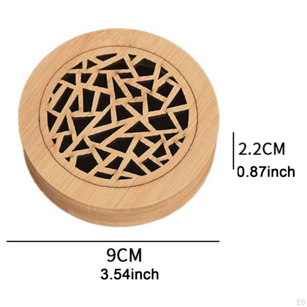Wood Aroma Burner Box Censer for Home And Hotel Fragrance Diffuser with Lid