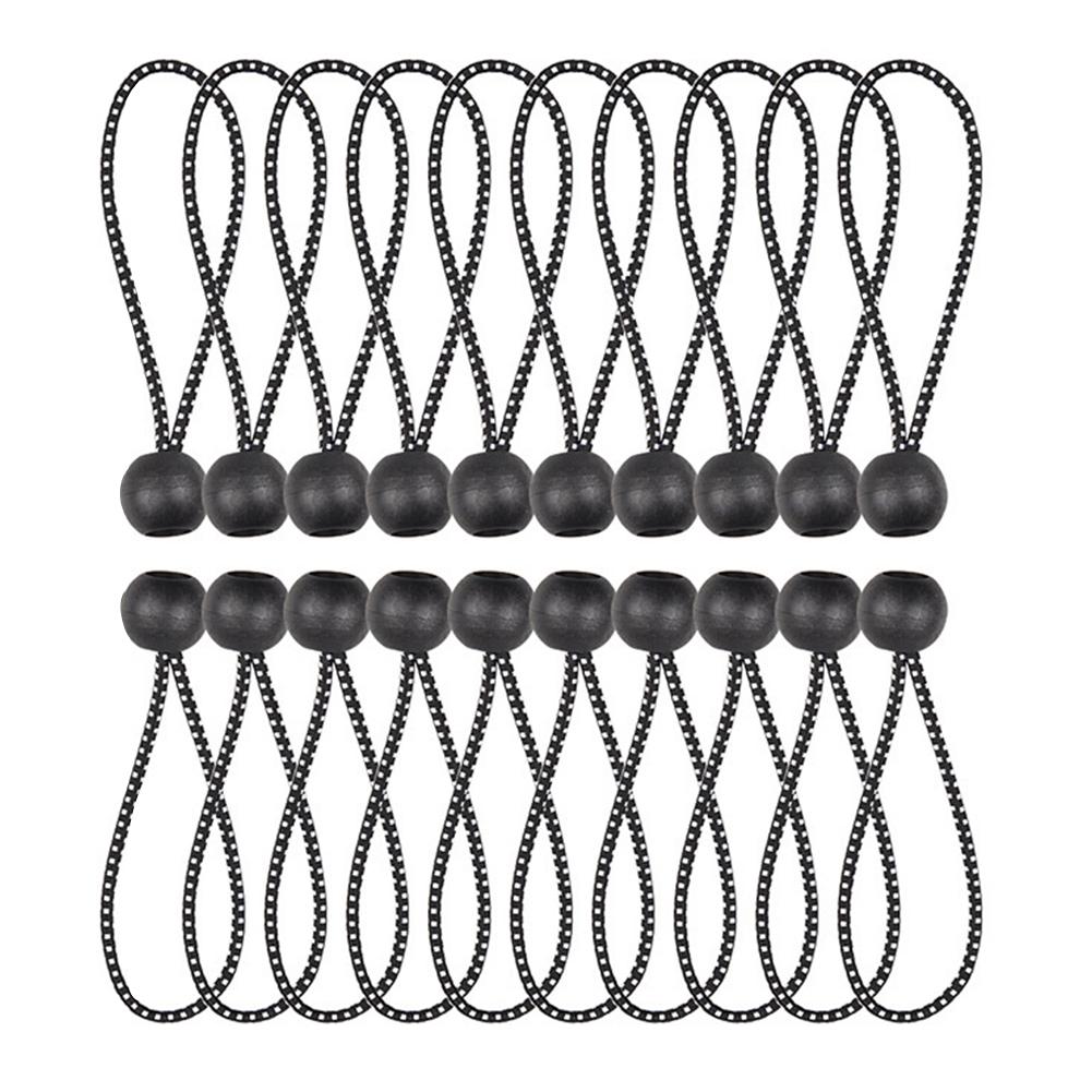 10/20/50 Pcs Ball Bungee Cords Tarp Canopy Bungee Balls with Elastic String Canopy Tarp Tie Down Bungee Balls Cable Organization