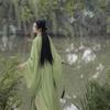 Chinesischer Wei- und Jin-Dynastien-Stil Hanfu Göttin-Thema Damenkleid-Set