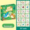 Animal Match Concentration Cards – Educational Board Game for Toddlers & Parents