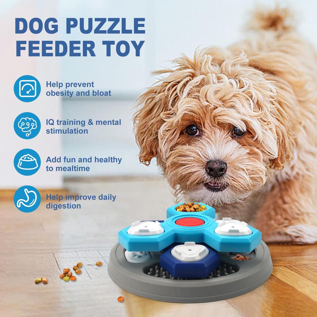 Cross-Border Three-Layer Slow Feeder Rotating Puzzle Bowl for Cats and Dogs