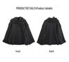 Women's Plus Size Fashionable Pullover Sweater with Detachable Scarf