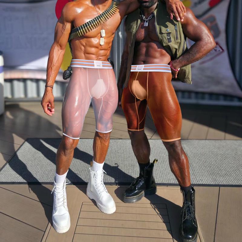 Grenzüberschreitende Herren Low Waist Sport Boxer Briefs - Sexy Stoff, Hüftlift, Ausbuchtungsverstärkende Unterwäsche