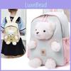 Bear Cartoon Plush Kids Backpack For Preschoolers With Lightweight Design And Arch Straps