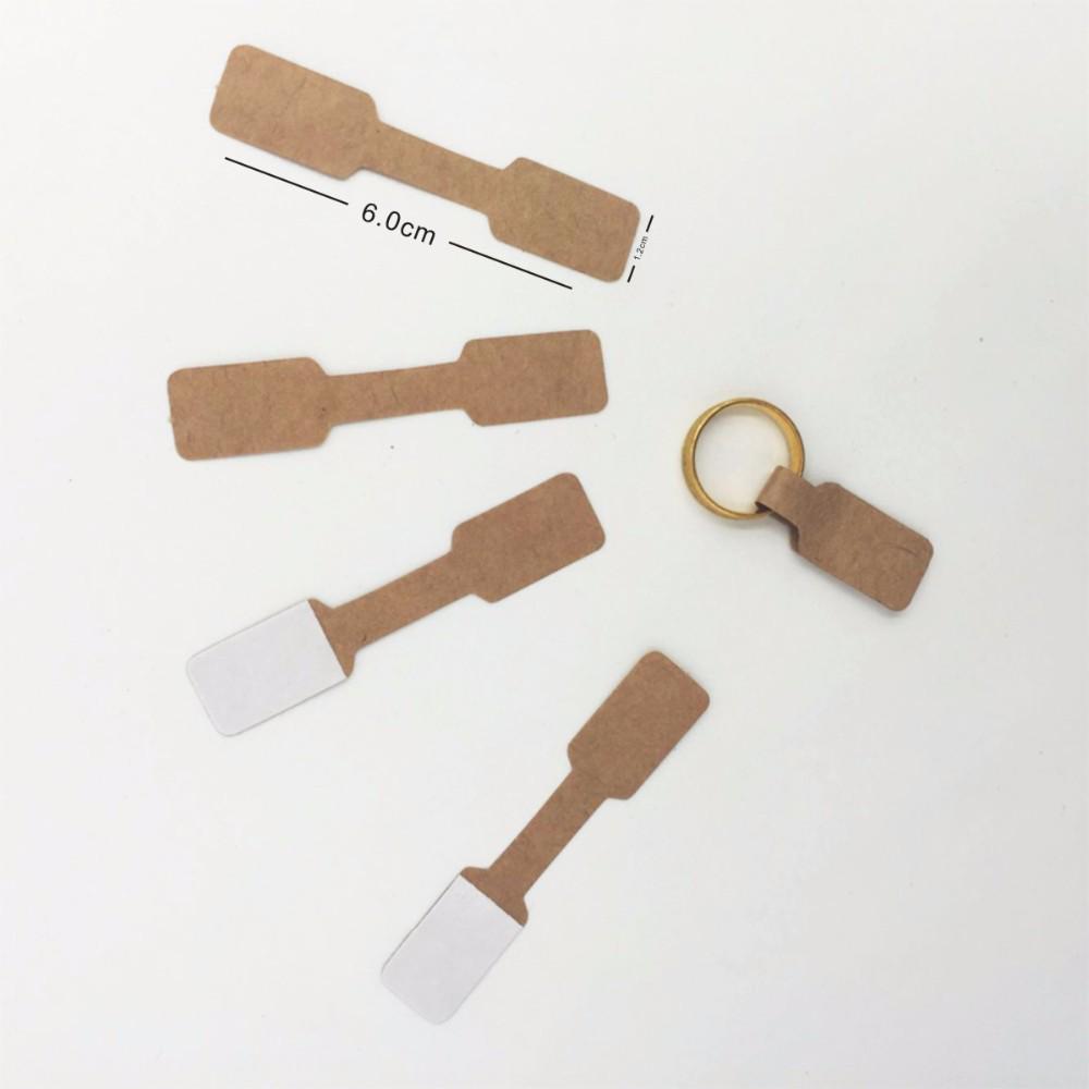 Jewelry and Ring Price Tag Labels - Round/Square Adhesive Tags