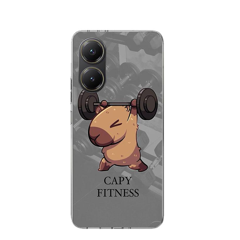 Funny Capybara Cartoon Animal Phone Case For Xiaomi Poco X3 X5 X6 X7 X4 Nfc F7 Ultra F6 F5 Pro F4 Gt F3 M6 M5S M4 M3 Art Cover C