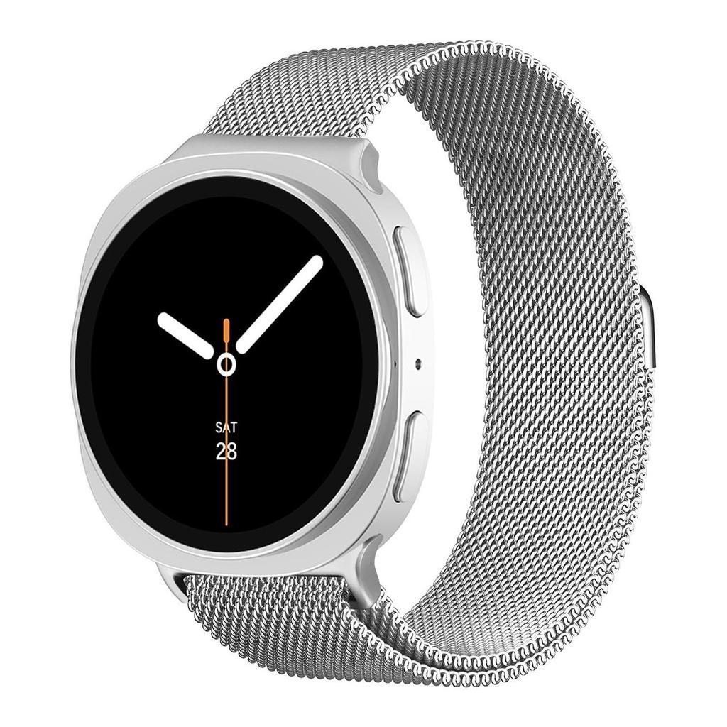 Compatible Samsung Watch8 Milanese Style Magnetic Stainless Steel Strap
