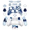 eXtremeRate Full Shell Button Set for Xbox Series X S Replacement Side Rail Grip Front Backplate Cover for Xbox Core Wireless Controller Not &