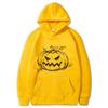 Halloween Autumn Winter Big Pumpkin Printed Hoodie Men's Fashion Warm Sweatshirt Casual Street Wear Warm Hoodie Gift