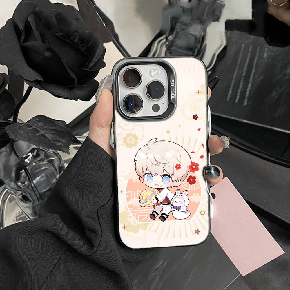 

G-Love And Deepspace Phone Case For iPhone17, 16,15,14,13,12 Pro Max Black Candy Matte Shockproof Cover iPhone16plus