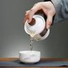Ming Zhan Xuan White Porcelain Travel Tea Set