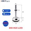 Heavy-Duty Non-Slip Rubber Foot Cup with High Load-Bearing Carbon Steel Support and Thickened M20 Bolt