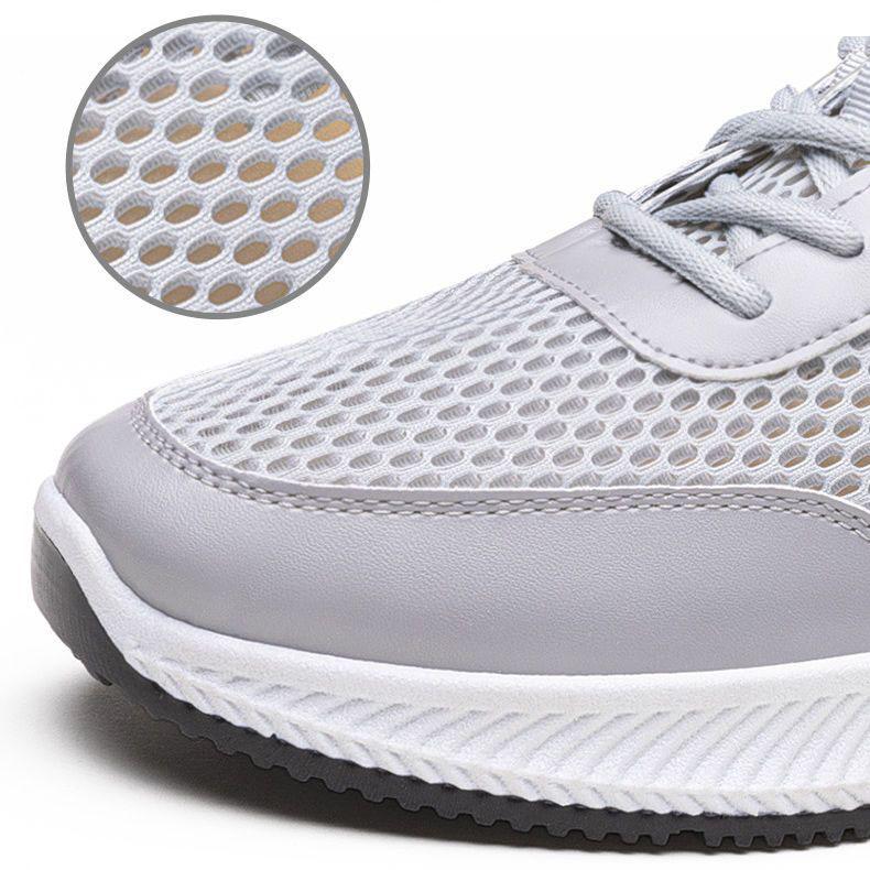 Scarpe in Rete da Uomo Estive Scarpe Singole Traspiranti Antiscivolo Leggere Scarpe da Passeggio Deodoranti Sportive da Corsa Scarpe da Uomo Scarpe Casual