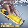 Hair Clipper, Steel Blade, Electric Pusher, LCD Digital Display, Charging, Professional, Electric Clipper
