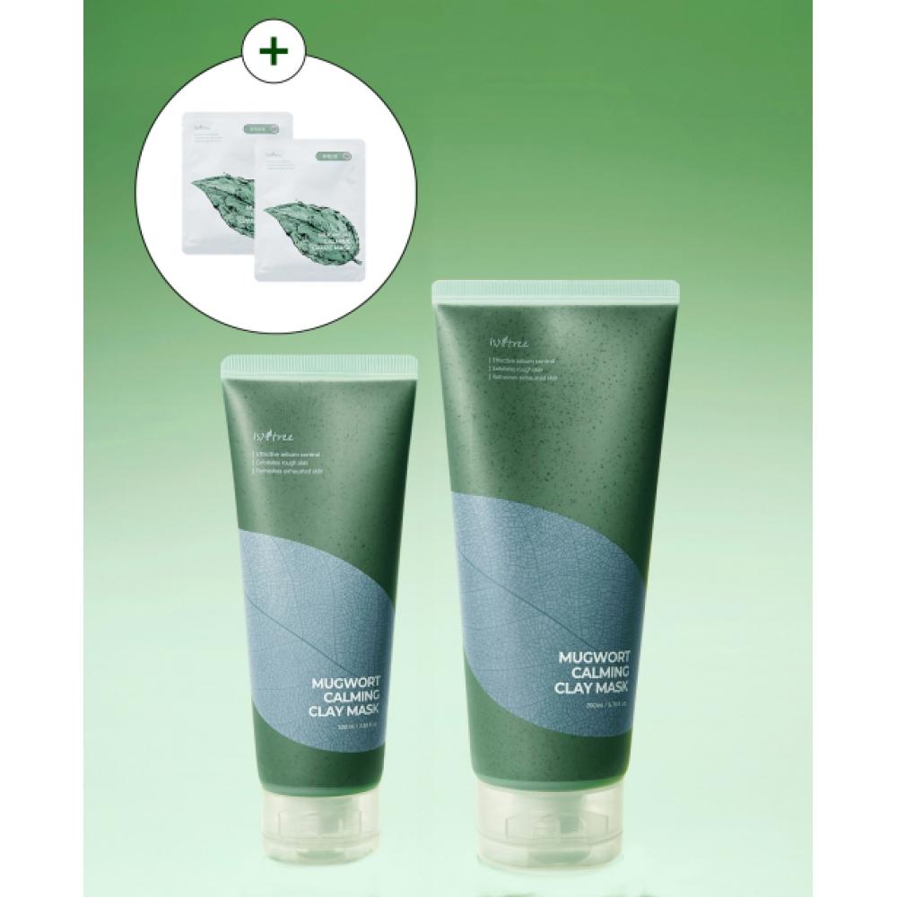 

Isntree Calming Clay Mask 200ml+100ml +gift Calming Gauze Mask 2pcs NONE