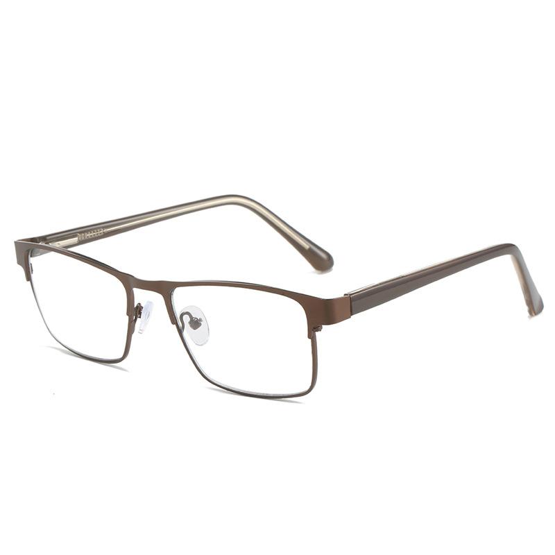 Smart Zoom Reading Glasses Far And Near Dual-Purpose Metal Anti-Blue Reading Glasses Discoloration