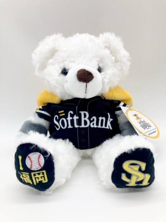 Fukuoka SoftBank Hawks Harry (Visitor) Plush Toy S by Makoto Fujini [Fukuoka Exclusive]