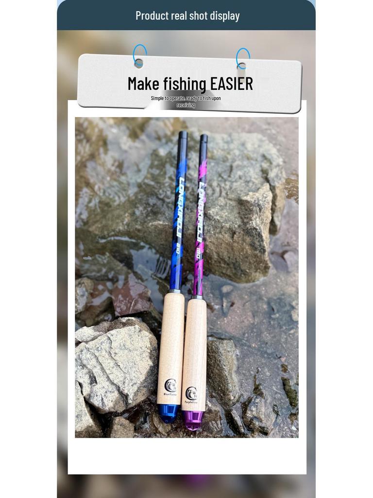 Ultra-Light 1.8m/2.1m Stream Fishing Rod for Crucian Carp, Minnow, White Amur