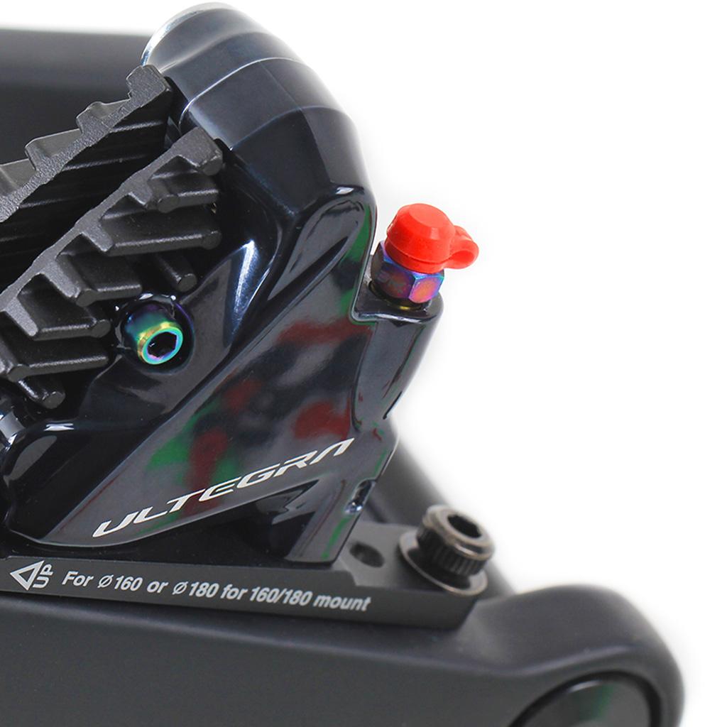 10 kusů Silikonová krytka odvzdušňovacího šroubu brzdy Krytka maznice Prachovka Krytka odvzdušňovacího šroubu brzdy pro silniční horské kolo