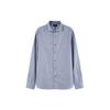 Emporio Armani Solid Color Button-Down Long Sleeve Shirt Men shirts Fog-Blue 3R1C86-1K0DZ-F752