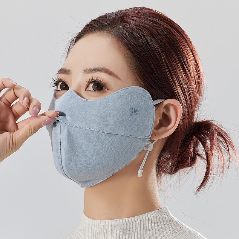 Ice-Feeling Seamless Sun Protection Mask for Spring/Summer: Comfortable, Versatile, Eye Corner Protection for Cycling & Climbing