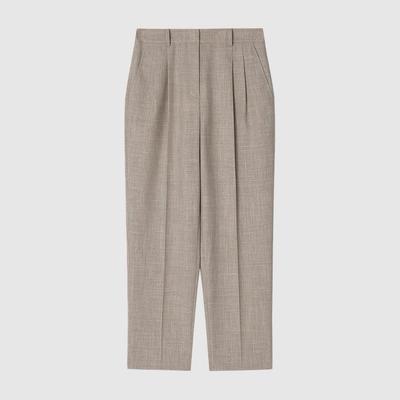 Women's High-End Wool Silk Tapered Suit Pants - Autumn New Collection