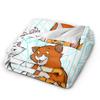 Aristocats Cats Family Cartoon Blanket Fleece Summer Portable Warm Throw Blankets for Bedding Couch Bedspreads