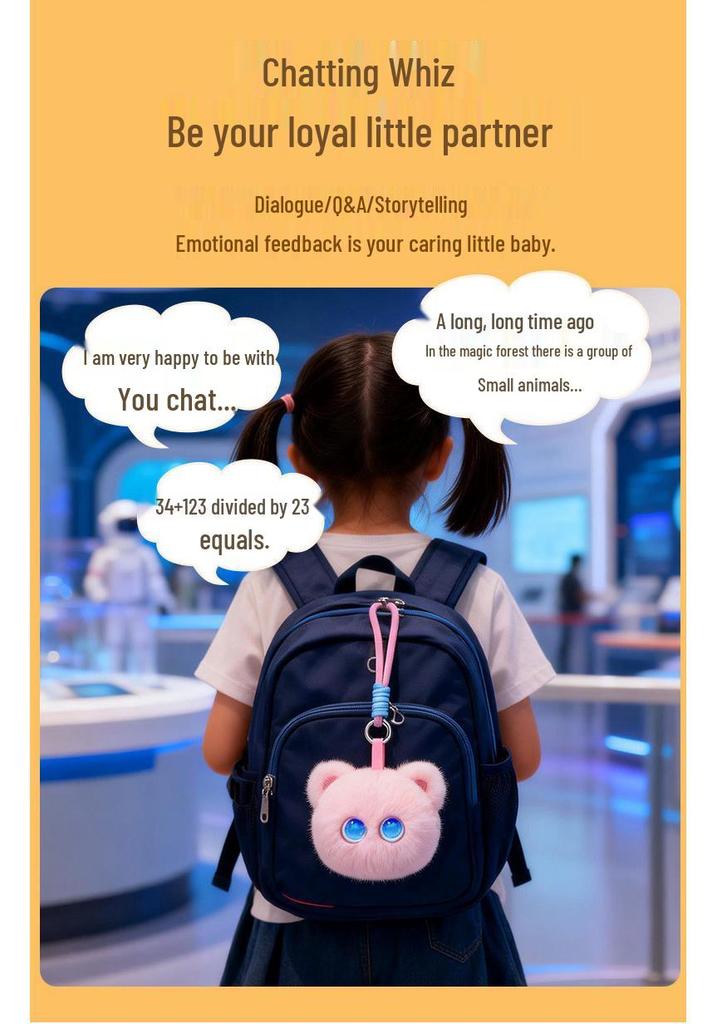 AI Spirit Cat Plush Toy: Interactive Emotional Pet & Learning Companion