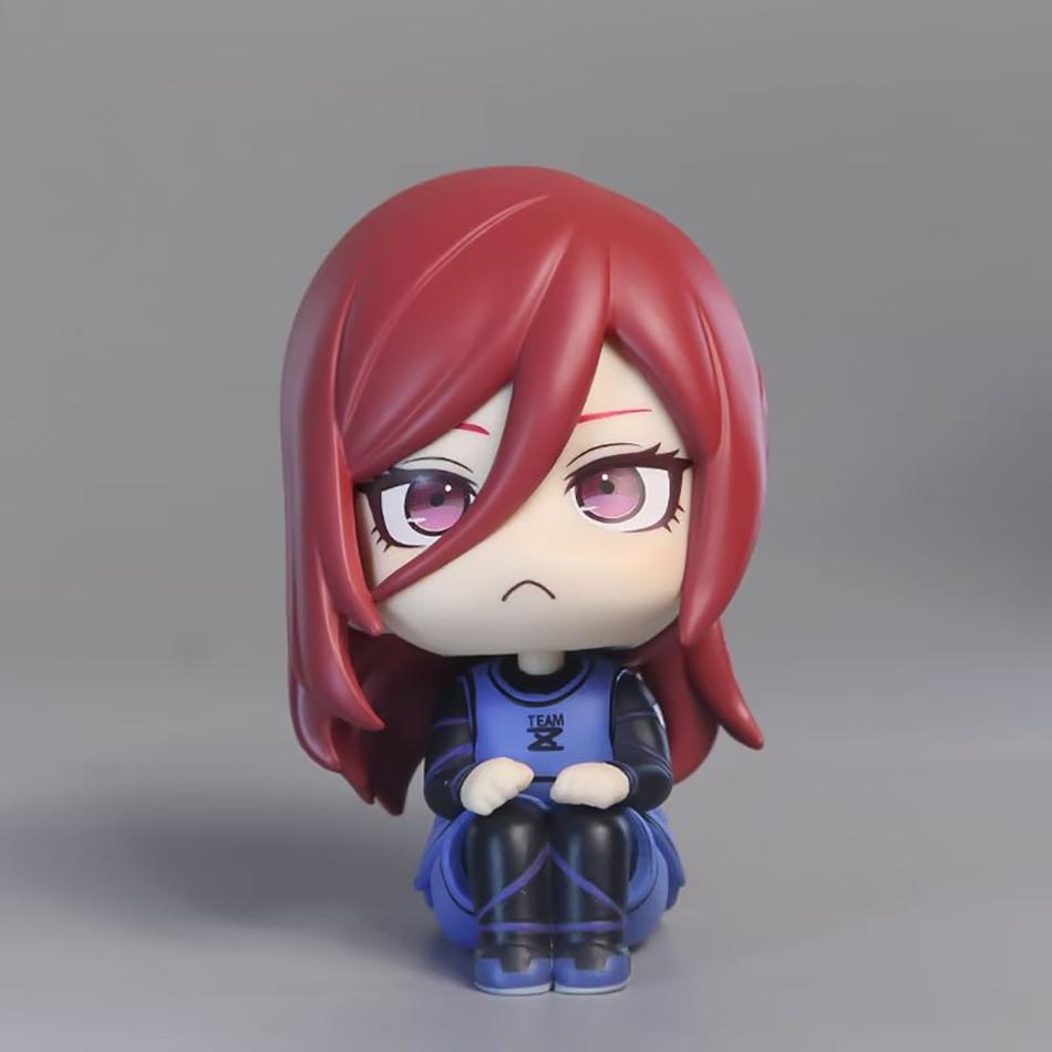 Blue Lock Kawaii Nagi Seishiro Isagi Yoichi Sitting Action Figure Doll Tabletop Model Anime Peripheral Creative Birthday Gift To