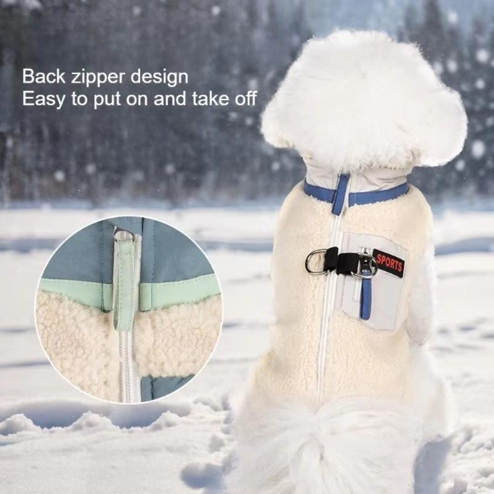 Thickened Pet Coat Warm Winter Dog Coat Cute Dog Sweater  Dog Apparel