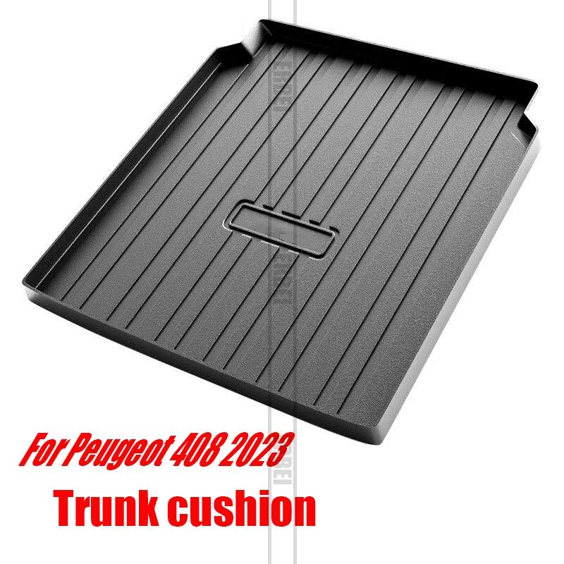 For Peugeot 408 trunk mat modified interior anti slip Dongfeng 408 all inclusive car trunk mat