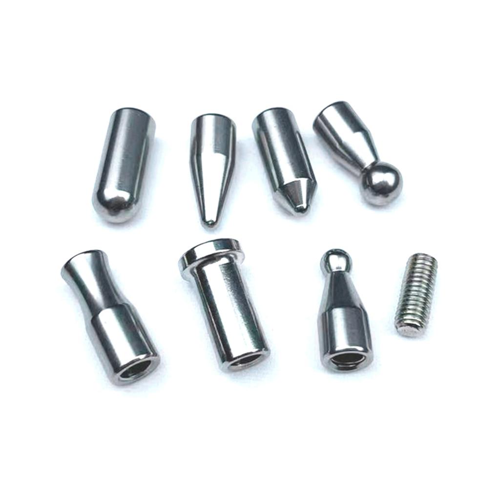 Paintless Dent Removal Tools Car Body Dent Repair Kits Stainless Steel Knockdown Pen Tips Knock Down Heads Tips