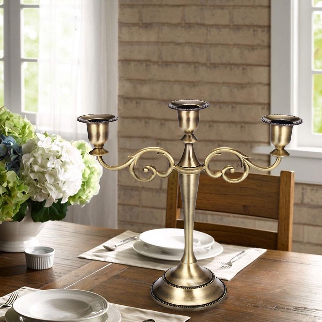 Vintage 3 Arm 5 Arm Metal Plated Candles Holders Centerpiece Candelabras Wedding Vintage 3 Arm 5 Arm Metal Plated Candles Holders Centerpiece Candelabras Wedding