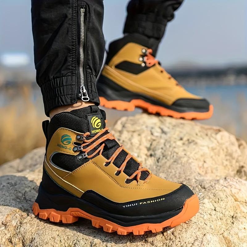 Waterproof Safety Boots Men Steel Toe Work Boots Anti-smash Stab-resistant Indestructible Protective Shoes Comfortable Mens Boot