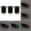 Gadget 12V 4Pin Metal Aluminum 12mm Push Button LED Power Momentary Switch Car Latch