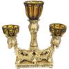 Triple Candlestick In Gold Color