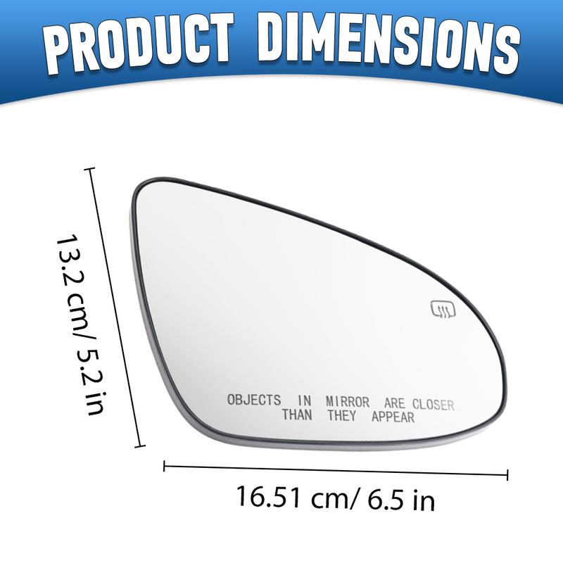 Left Right Heated Side Wing Rearview Mirror Glass Convex for Toyota Camry 2012-2017 Avalon Hybrid 2013-2018 US Version LHD