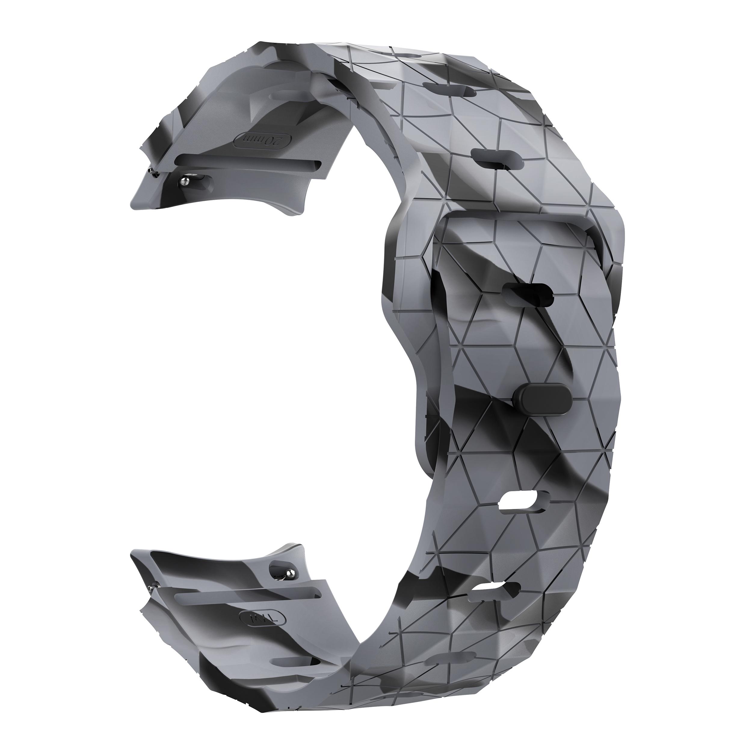 

Силиконовый ремешок No Gaps для Samsung Galaxy Watch 7 6 4 5 44 мм 40 мм/5 pro 20 мм футбольный браслет Galaxy 6 Classic 43 мм 47 мм ремешок Galaxy Watch 7 40mm