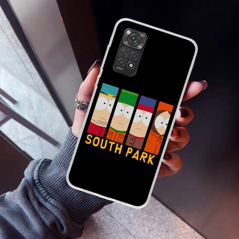 Cartoon S-South P-Parkes Phone Case For Xiaomi Redmi Note 10 11 12 13 14 15 Pro Plus 11S 12S 14S 11T 11E 10S Soft TPU Back Cover