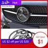 Car Sticker For Mercedes Benz 18.8cm ABS Car Front Grille Center Badge Cover Emblem for Mercedes-Benz W204 W205 W212 W213 C E Cl