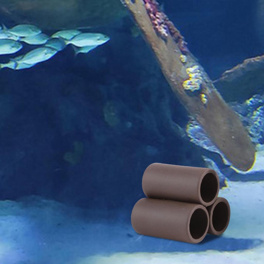 Fish Breeding Cave Shelter Ceramic Pot Aquarium Decoration for Mini Aquarium and Small Fish Habitat